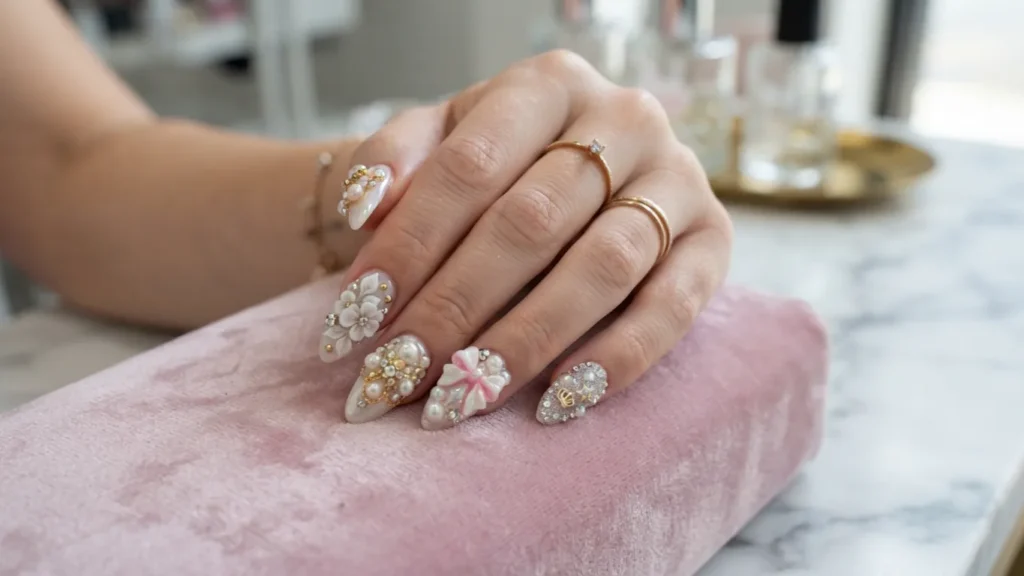 3D and Embellished Nails