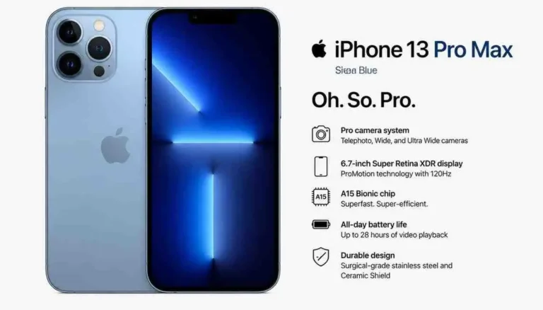 iPhone 13 Pro Max: Price, Specifications, Camera, and Battery Life.