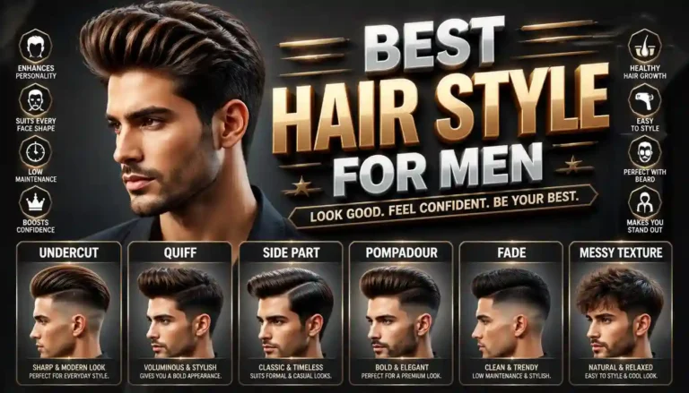Best Hair  Style Men: Easy, Clean, and Stylish Haircuts