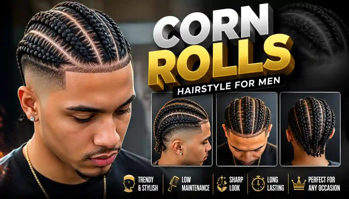 corn rolls hair style men