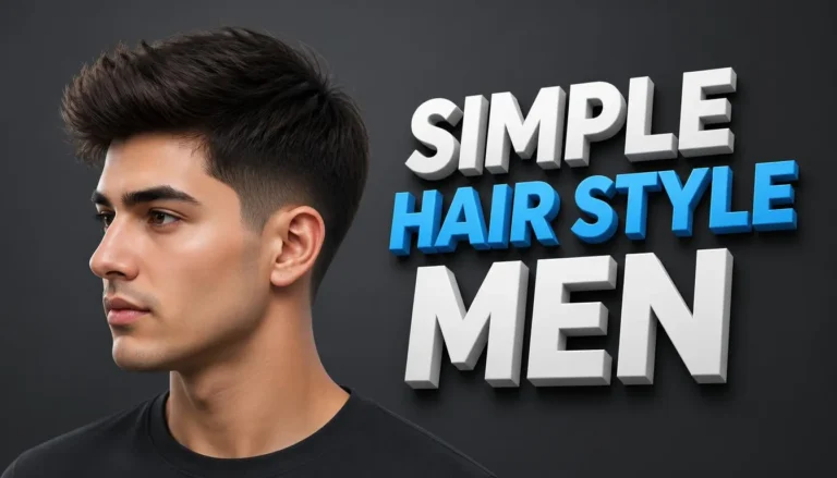 Simple Hair Style Men: Easy, Clean, and Stylish Ideas