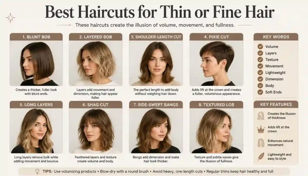 Best Haircuts for Thin or Fine Hair