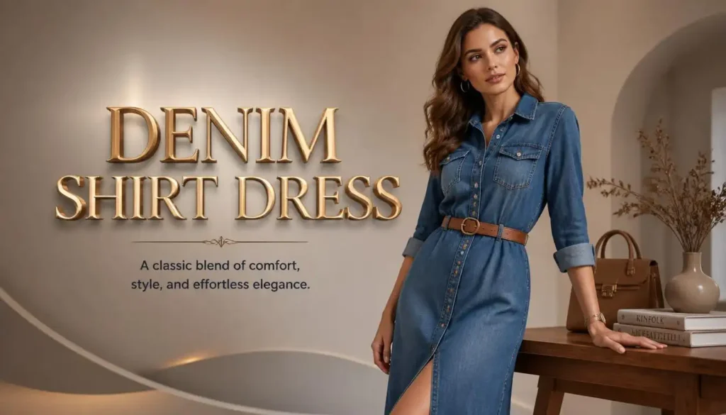  Denim Shirt Dress