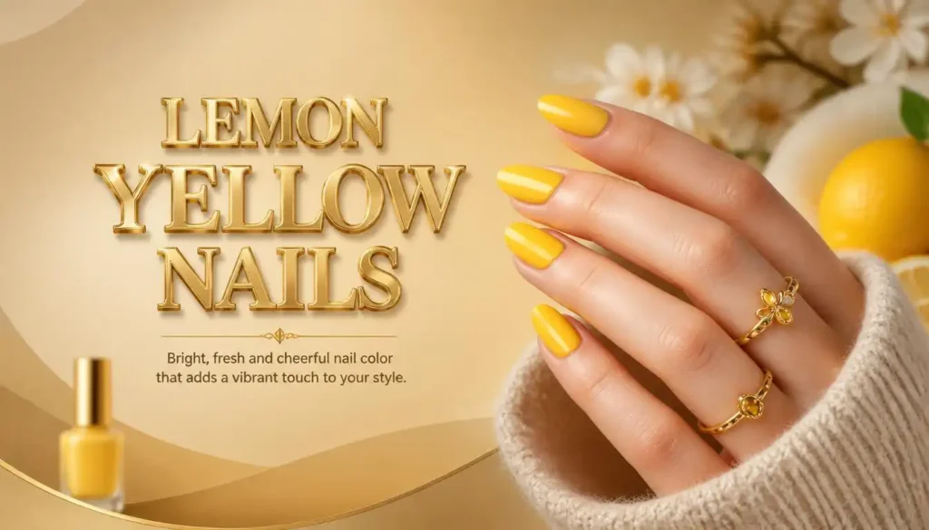 Lemon Yellow Nails
