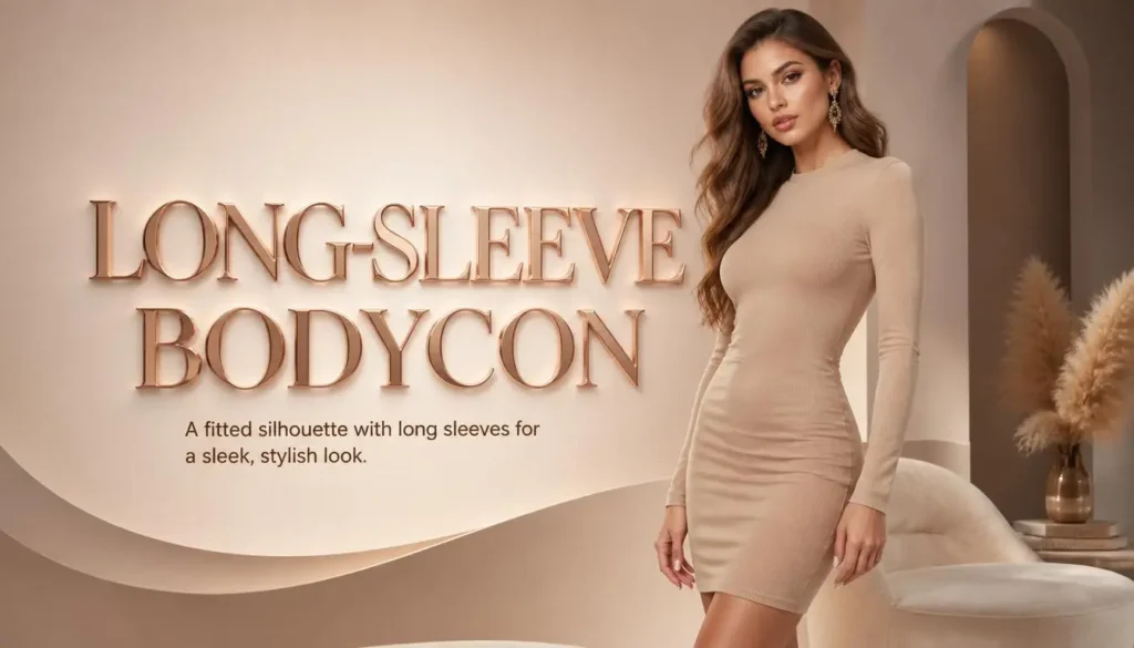 Long-Sleeve Bodycon Dress