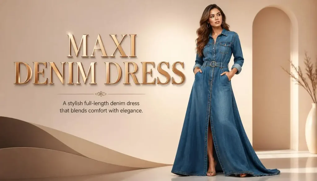 Maxi Denim Dress