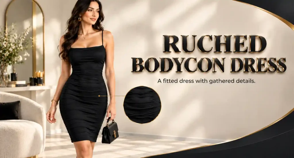 Ruched Bodycon Dress